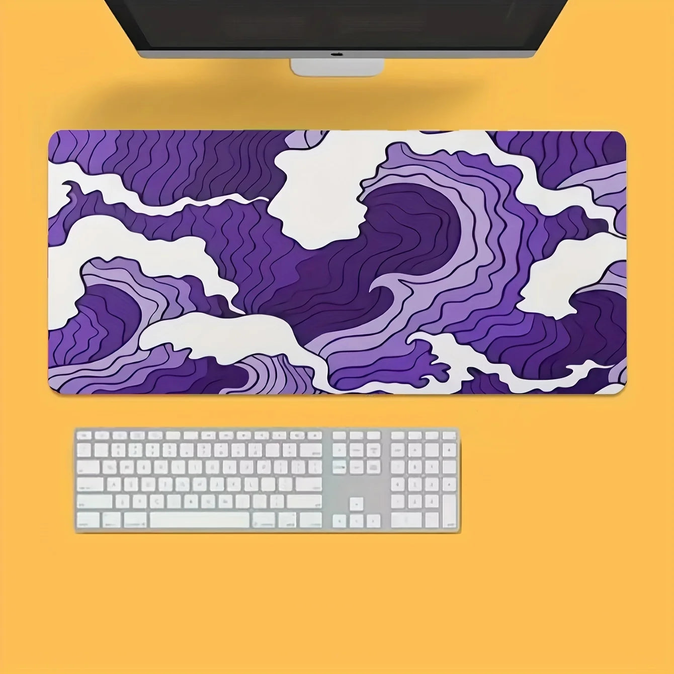 Mouse Pad Gaming Mouse Pad With Non-Slip Rubber Base And Stitched Edge Perfect For Office Home Laptop Great Gift Idea