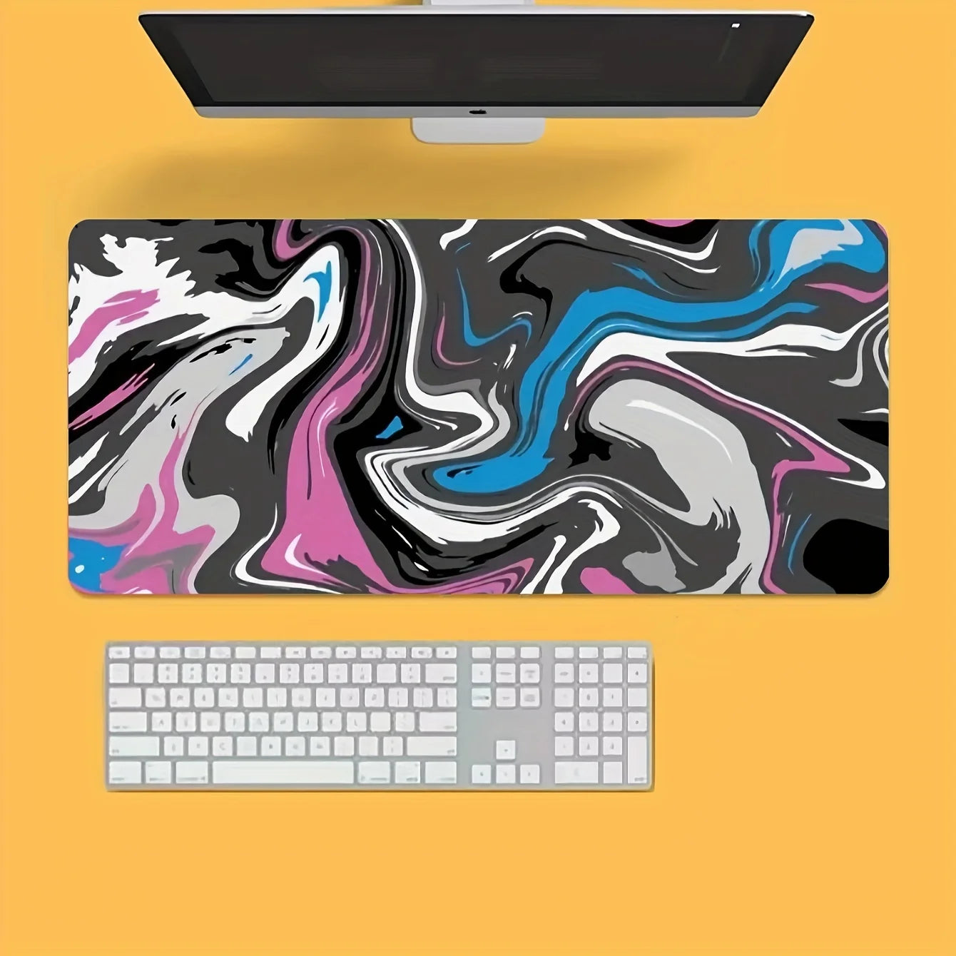 Mouse Pad Gaming Mouse Pad With Non-Slip Rubber Base And Stitched Edge Perfect For Office Home Laptop Great Gift Idea