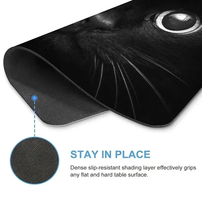 Mouse Pad Gaming Mouse Pad With Non-Slip Rubber Base And Stitched Edge Perfect For Office Home Laptop Great Gift Idea