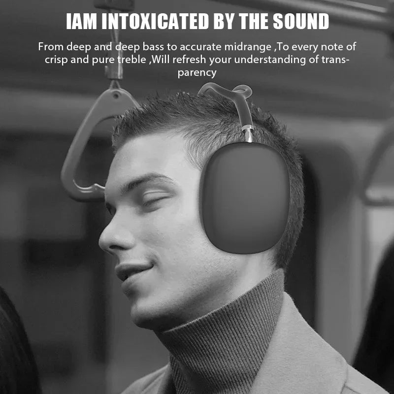 P9 Pro Air Max 5.1 Wireless Bluetooth Headphones Noise Cancelling Mic Pods Over Ear Sport Gaming